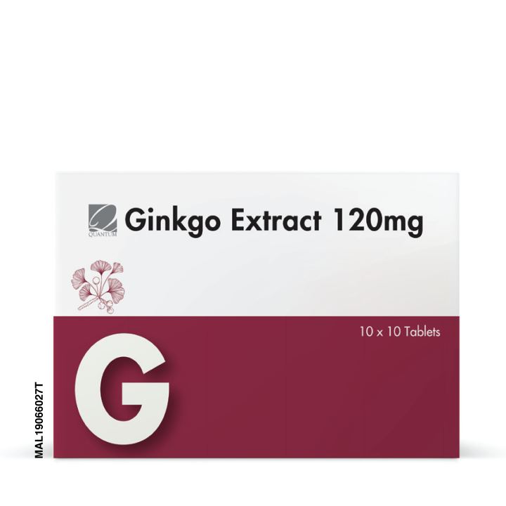 QVR GINKGO EXTRACT 120MG 100S