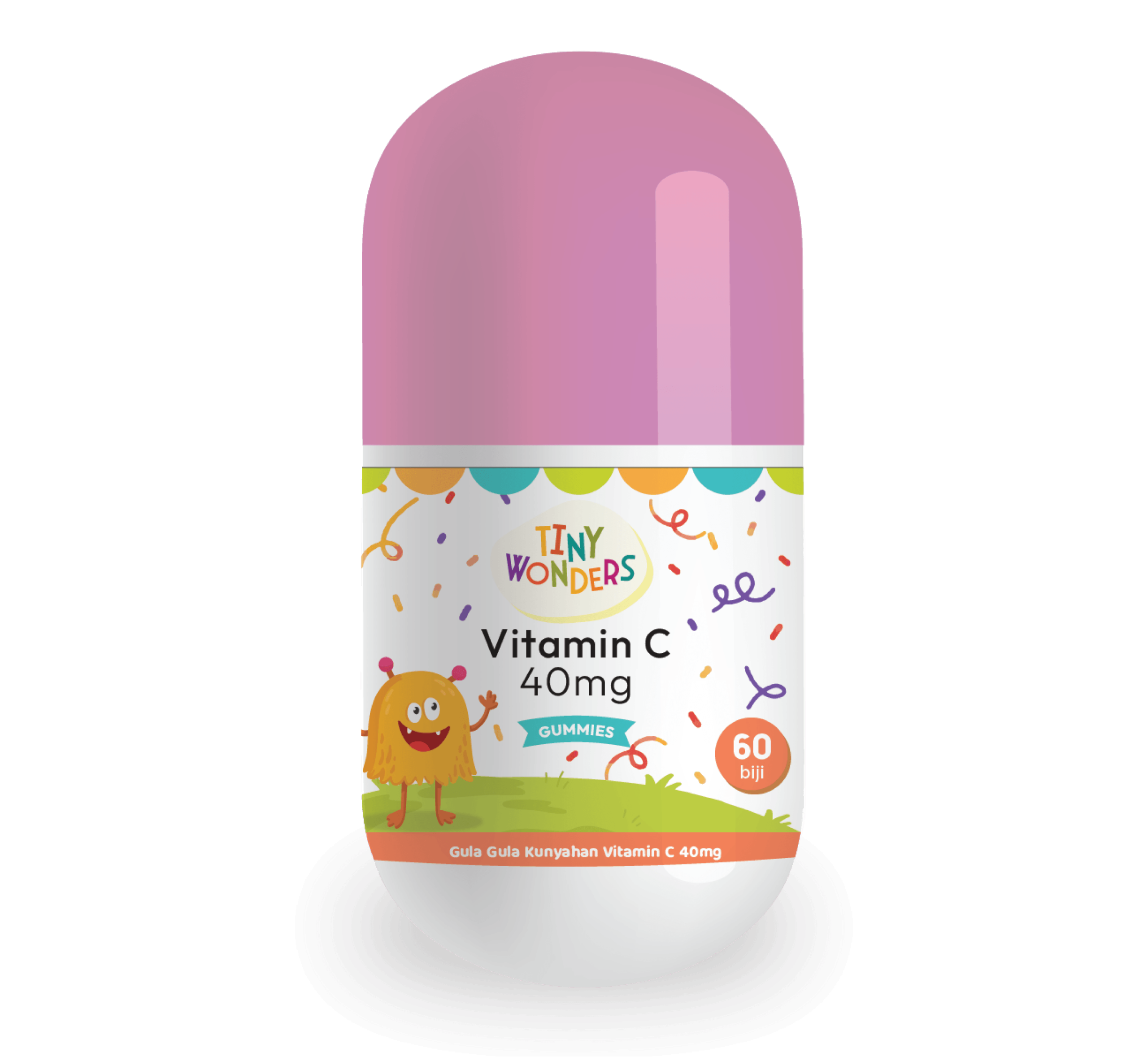 TINY WONDERS VITAMIN C 40MG GUMMY 60S
