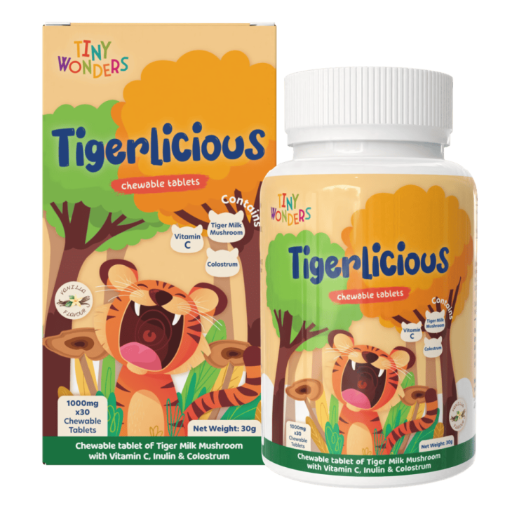 TINY WONDERS TIGERLICIOUS CHEWABLE TABLET 30S