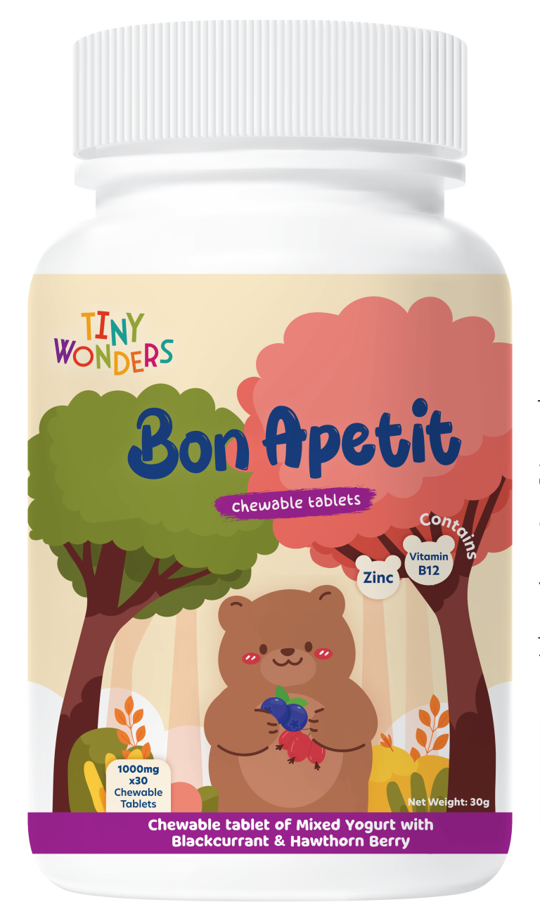 TINY WONDERS BON APETIT CHEWABLE TABLET 30S
