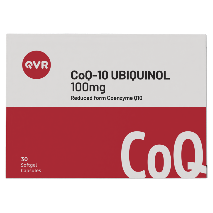 QVR UBIQUINOL COQ-10 100MG SOFTGEL 30S